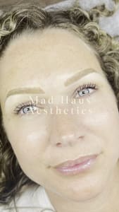 Eyebrow Tattoo result by Mad Haus Aesthetics in Winston Salem, NC