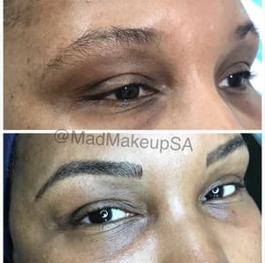Eyebrow Tattoo result by Mad Makeup in San Antonio, TX