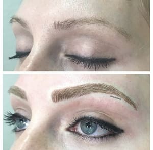 Eyebrow Tattoo result by Mad Makeup in San Antonio, TX