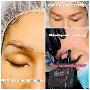 Eyebrow Tattoo result by Madam Beauty Society in Houston, TX