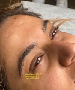 Eyebrow Tattoo result by Madam Beauty Society in Houston, TX