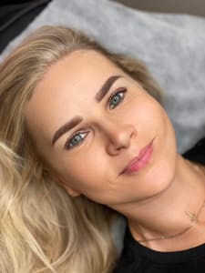 Eyebrow Tattoo result by Madame L Beauty LLC in Downers Grove, IL