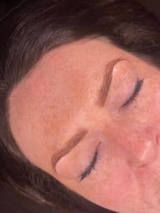 Eyebrow Tattoo result by Madi Geyer - Artist in Irwin, PA