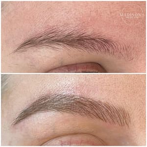 Eyebrow Tattoo result by Madison's Brow Bar in Lancaster, PA