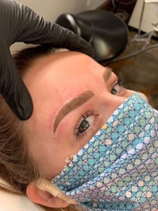 Eyebrow Tattoo result by Madison True Aesthetics in Bountiful, UT