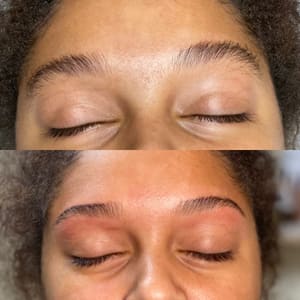 Eyebrow Tattoo result by Maganda Skin Studio LLC. in Mebane, NC