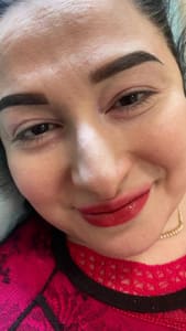 Eyebrow Tattoo result by MaggieQ Brows beauty studio & Academy in Plymouth, MI