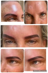 Eyebrow Tattoo result by MaggieQ Brows beauty studio & Academy in Plymouth, MI