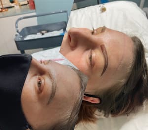 Eyebrow Tattoo result by Maggz Beauty Esthetics in Long Island City, NY