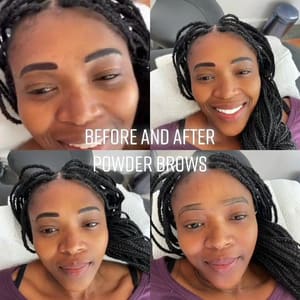 Eyebrow Tattoo result by Maggz Beauty Esthetics in Long Island City, NY