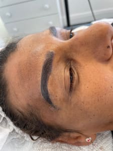 Eyebrow Tattoo result by Maggz Beauty Esthetics in Long Island City, NY