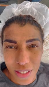 Eyebrow Tattoo result by Maggz Beauty Esthetics in Long Island City, NY