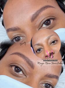 Eyebrow Tattoo result by Magic Beauty & Nails in Flowood, MS