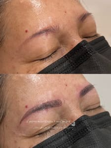 Eyebrow Tattoo result by Magic Lash Salon III in Staten Island, NY