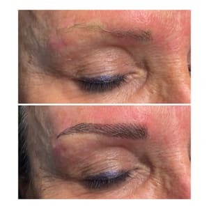 Eyebrow Tattoo result by Magic Touch FL LLC in Boynton Beach, FL
