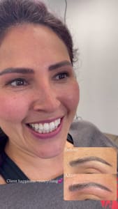 Eyebrow Tattoo result by Magic Touch Salon in Tarzana, CA