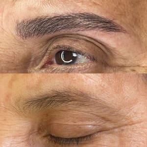 Eyebrow Tattoo result by Magic Touch Salon in Tarzana, CA