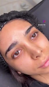 Eyebrow Tattoo result by Magic Touch Salon in Tarzana, CA