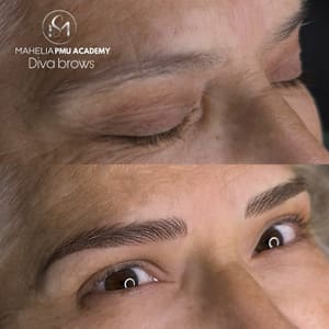 Eyebrow Tattoo result by Mahelia PMU Academy in Whittier, CA