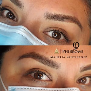 Eyebrow Tattoo result by Mahelia PMU Academy in Whittier, CA