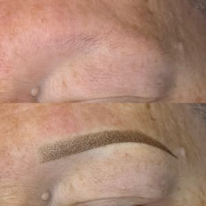 Eyebrow Tattoo result by Makayla Belle Cosmetic Tattoo in Easton, PA