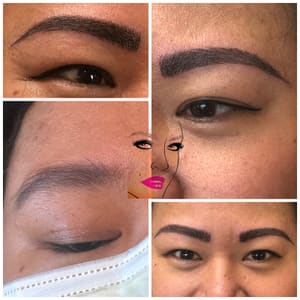 Eyebrow Tattoo result by Make Me Beautiful, LLC in Prince Frederick, MD