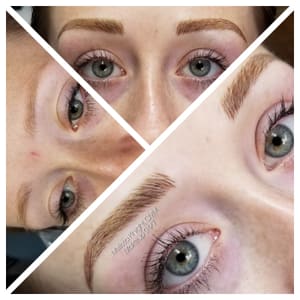 Eyebrow Tattoo result by Makeup 24/7 Permanent Cosmetics by Melissa Riner, CMM in Oklahoma City, OK