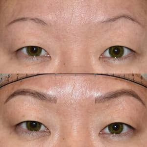 Eyebrow Tattoo result by Makeup by Mandie in Sacramento, CA
