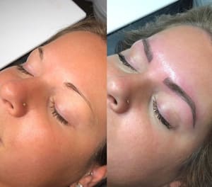 Eyebrow Tattoo result by Makeup Done Right in Lackawanna, NY