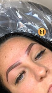 Eyebrow Tattoo result by Makeup Mau Loa in Tracy, CA