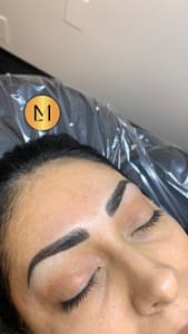 Eyebrow Tattoo result by Makeup Mau Loa in Tracy, CA