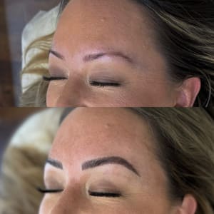 Eyebrow Tattoo result by Makeup Painter in Long Beach, CA