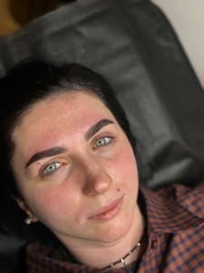 Eyebrow Tattoo result by Mamedova Beauty Lab in Edgewood, WA
