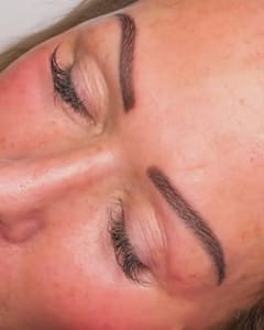 Eyebrow Tattoo result by Mandela PMU in Hemet, CA