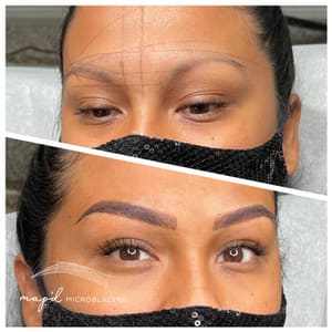Eyebrow Tattoo result by MAP’d Microblading LLC in Angleton, TX