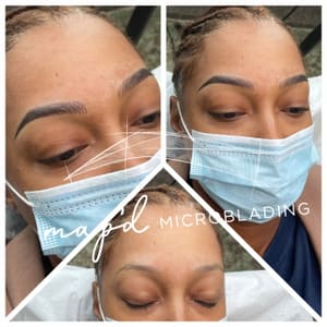 Eyebrow Tattoo result by MAP’d Microblading LLC in Angleton, TX