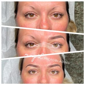 Eyebrow Tattoo result by MAP’d Microblading LLC in Angleton, TX
