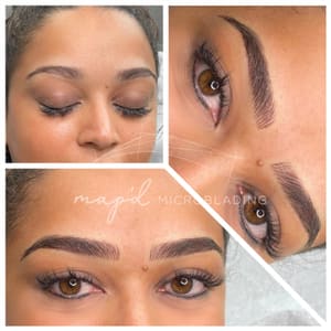 Eyebrow Tattoo result by MAP’d Microblading LLC in Angleton, TX