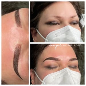 Eyebrow Tattoo result by MAP’d Microblading LLC in Angleton, TX