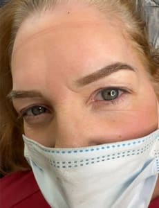 Eyebrow Tattoo result by Maquie Mage in Fairfax, VA
