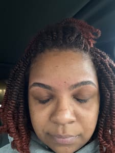 Eyebrow Tattoo result by MarboniWax Studio in Gastonia, NC