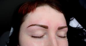 Eyebrow Tattoo result by Marci Anderson Skincare & Permanent Makeup in Sequim, WA
