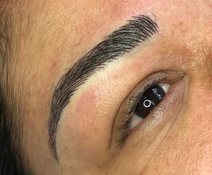 Eyebrow Tattoo result by Marcilene Beauty Studio in Alpharetta, GA