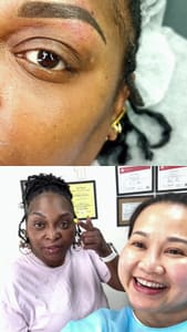 Eyebrow Tattoo result by Maria Brows & Lashes LLC in Chesapeake, VA
