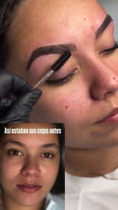 Eyebrow Tattoo result by Mariana Frontado Makeup in Doral, FL
