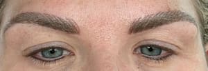 Eyebrow Tattoo result by Mariel Frank Microblading in Kalispell, MT