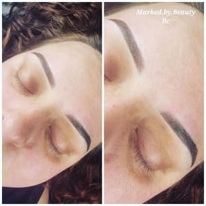 Eyebrow Tattoo result by Marked by Beauty LLC in Glendale, AZ