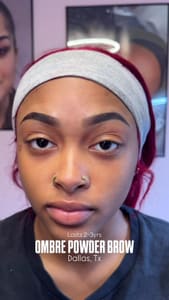 Eyebrow Tattoo result by Marmiel beauty ink in Balch Springs, TX
