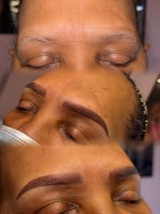 Eyebrow Tattoo result by Marmiel beauty ink in Balch Springs, TX