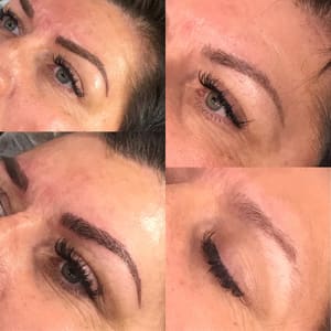 Eyebrow Tattoo result by Marvella Beauty & Microblading in Yuma, AZ